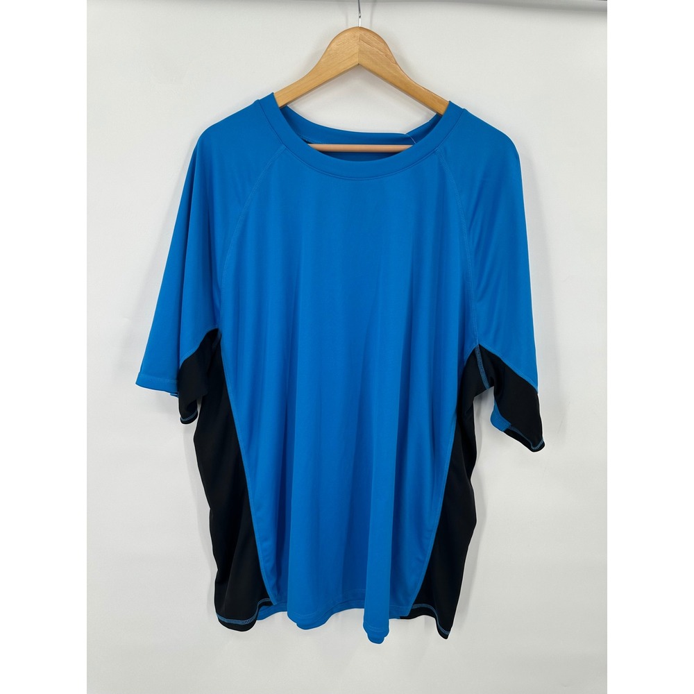 Kanu Surf Mens UPF 50+ Rash Guard Shirt  Size 4X Beach Pool Resort Swim Vacation